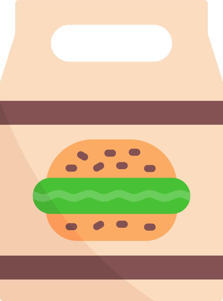 lunch bag Creative Icon Design vector