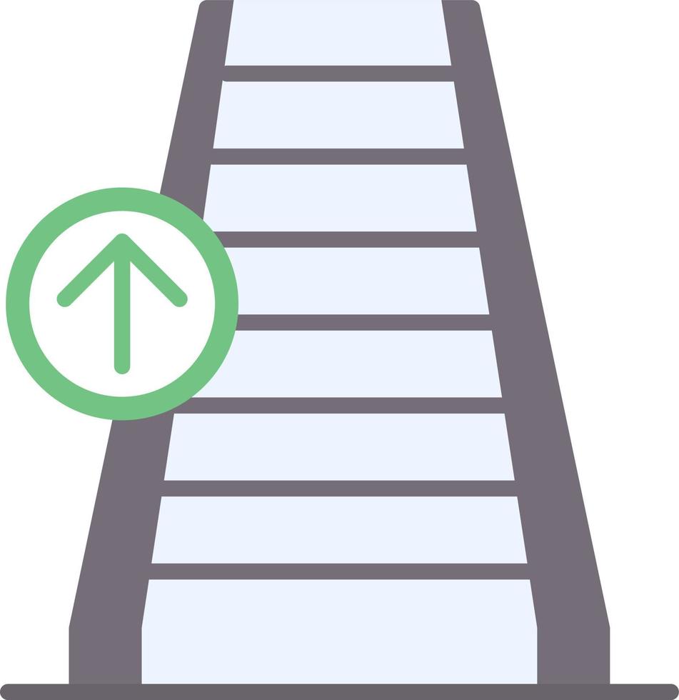Escalator Creative Icon Design vector