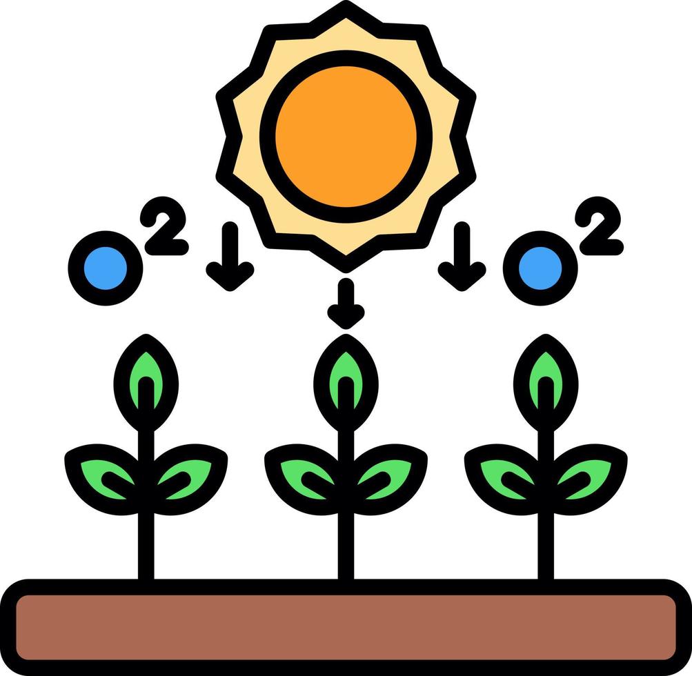 Photosynthesis Creative Icon Design vector