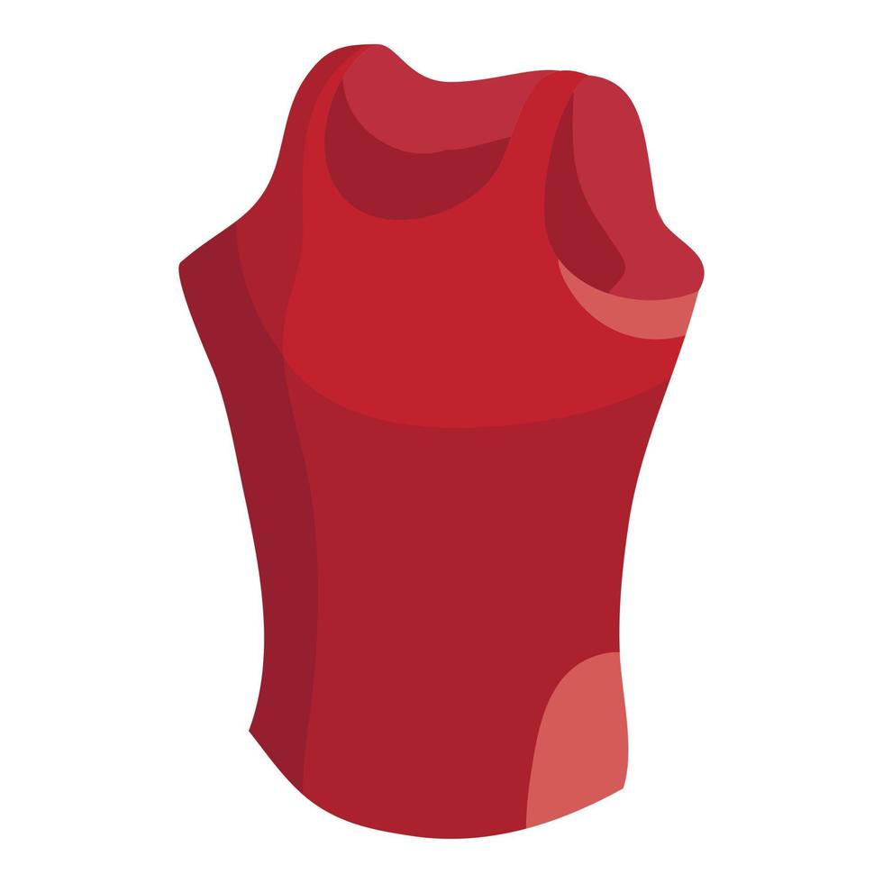 Singlet icon, cartoon style vector