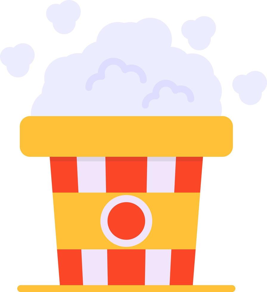 Popcorn Creative Icon Design vector