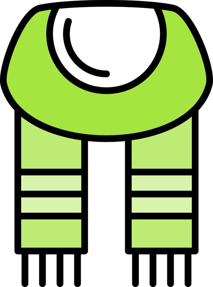 Scarf Creative Icon Design vector