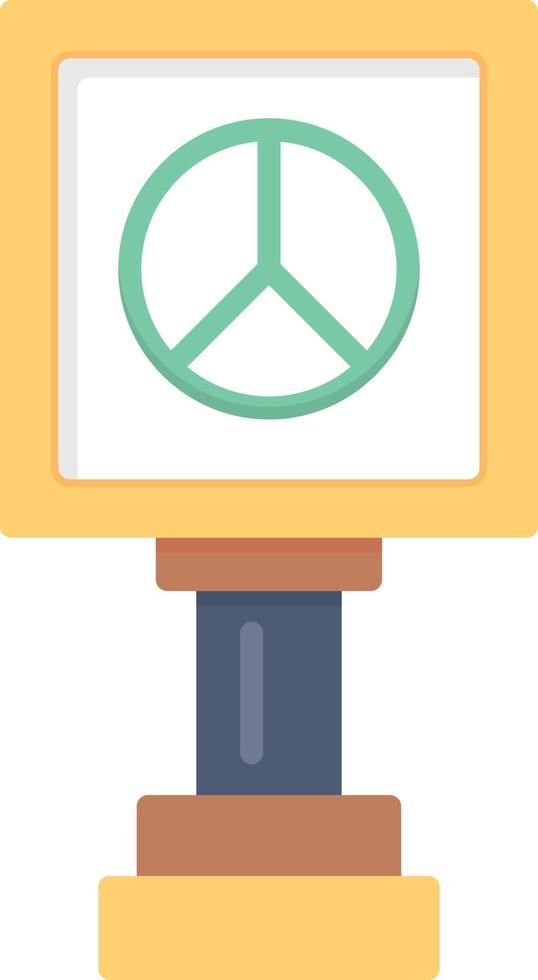 Peace Sign Creative Icon Design vector