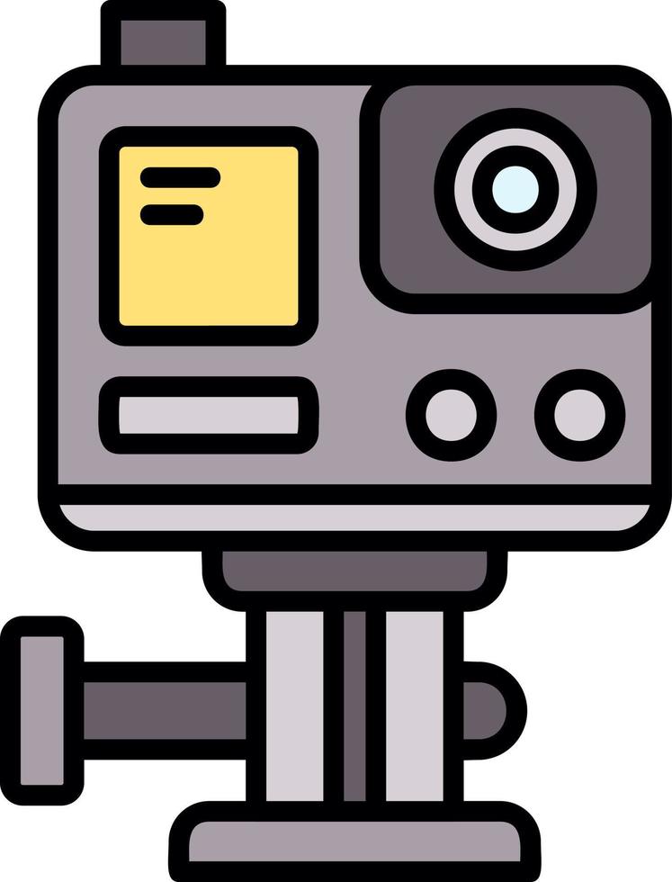 Action Camera Creative Icon Design vector