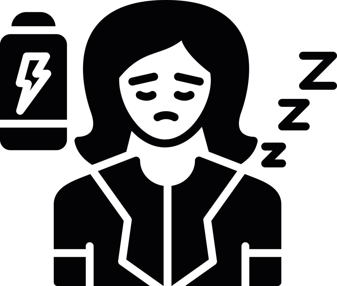 Fatigue Creative Icon Design vector