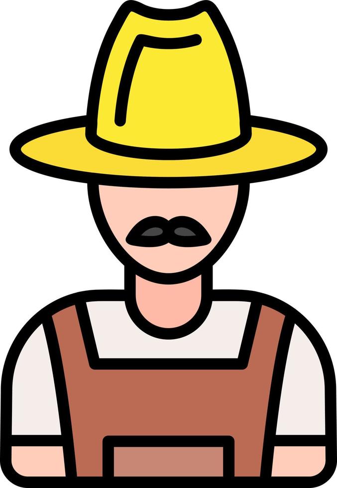 Farmer Creative Icon Design vector