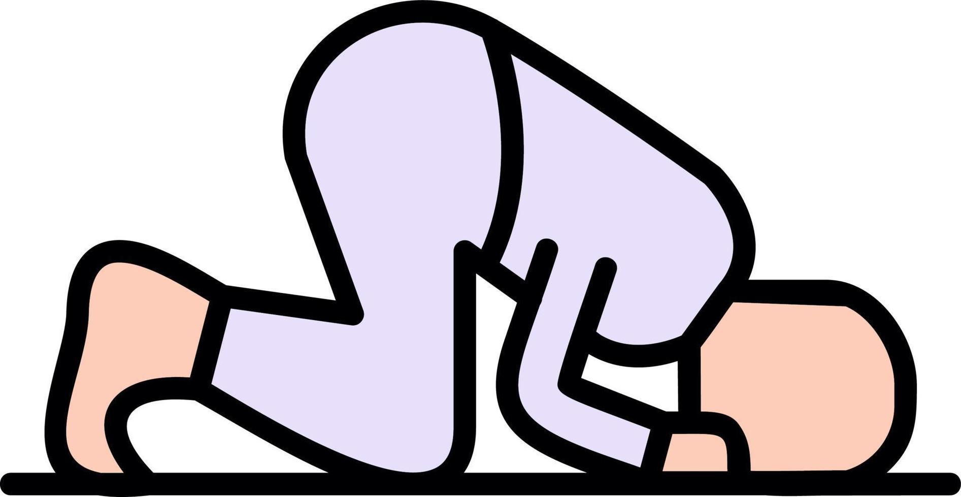 Sujud Creative Icon Design vector