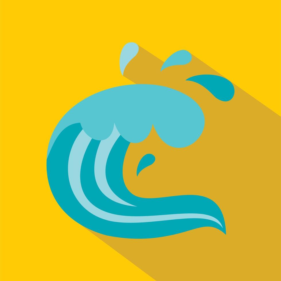 Sea icon, cartoon style vector
