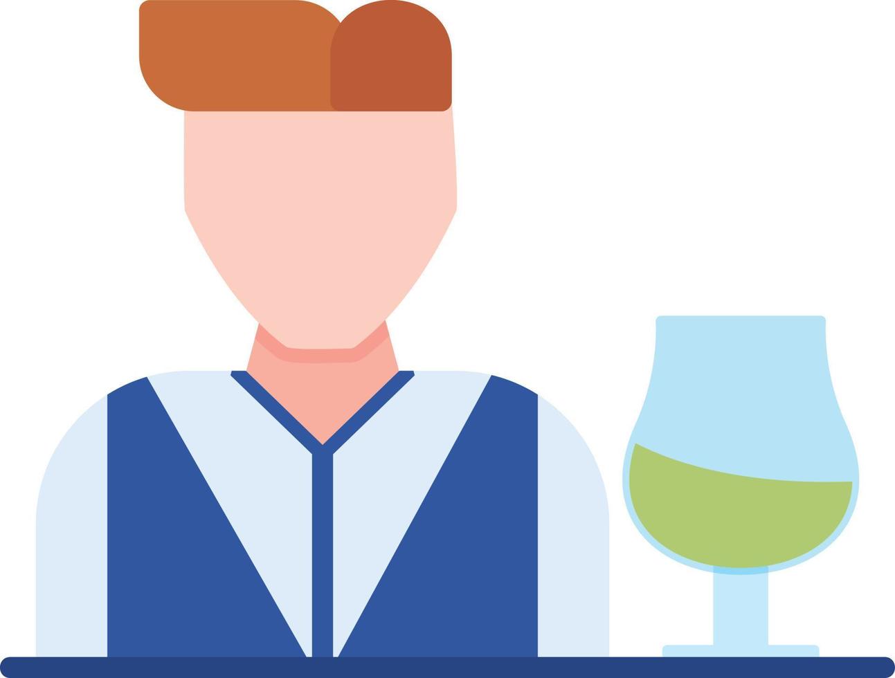 Bartender Creative Icon Design vector