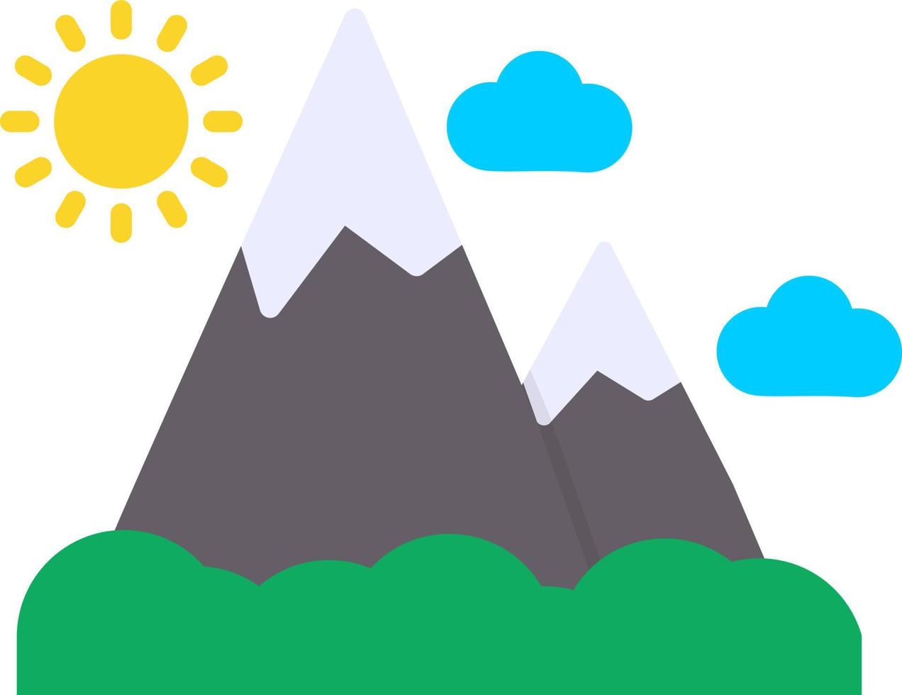 Mountain Creative Icon Design vector