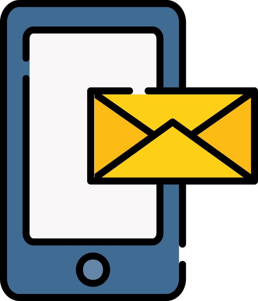 Mobile Email Creative Icon Design vector