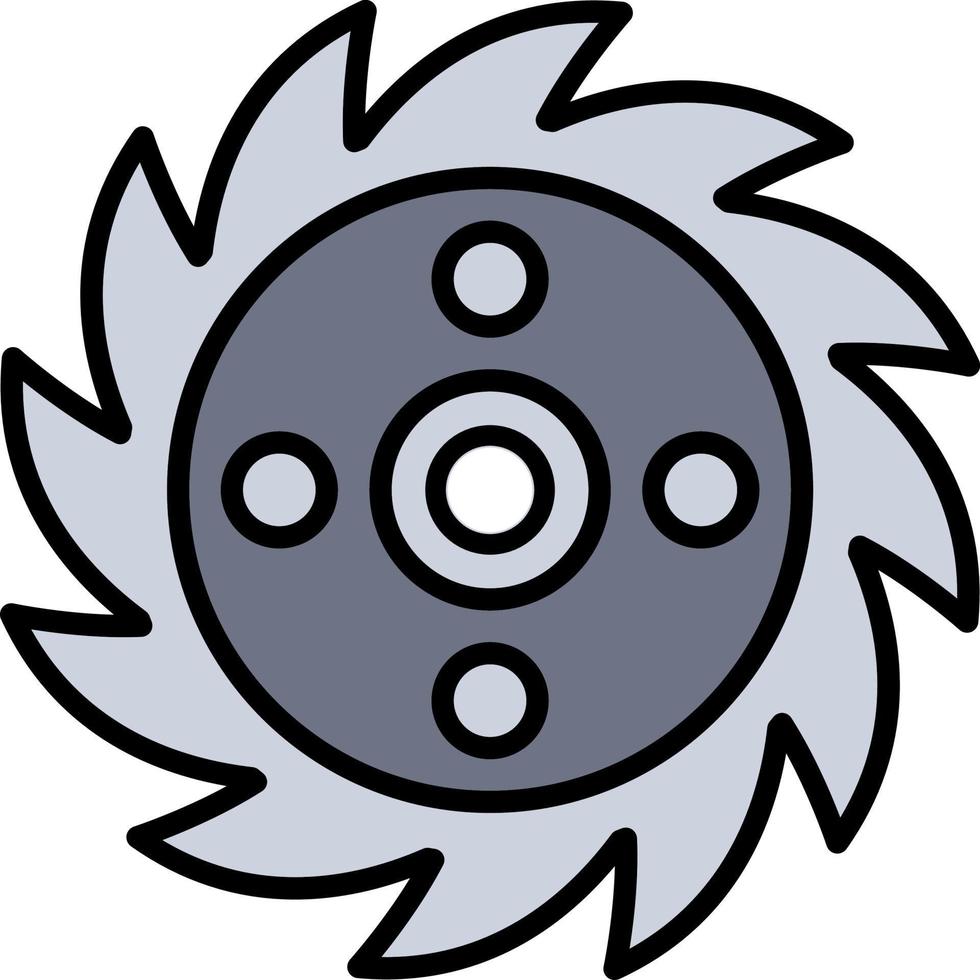 Saw Blade Creative Icon Design vector