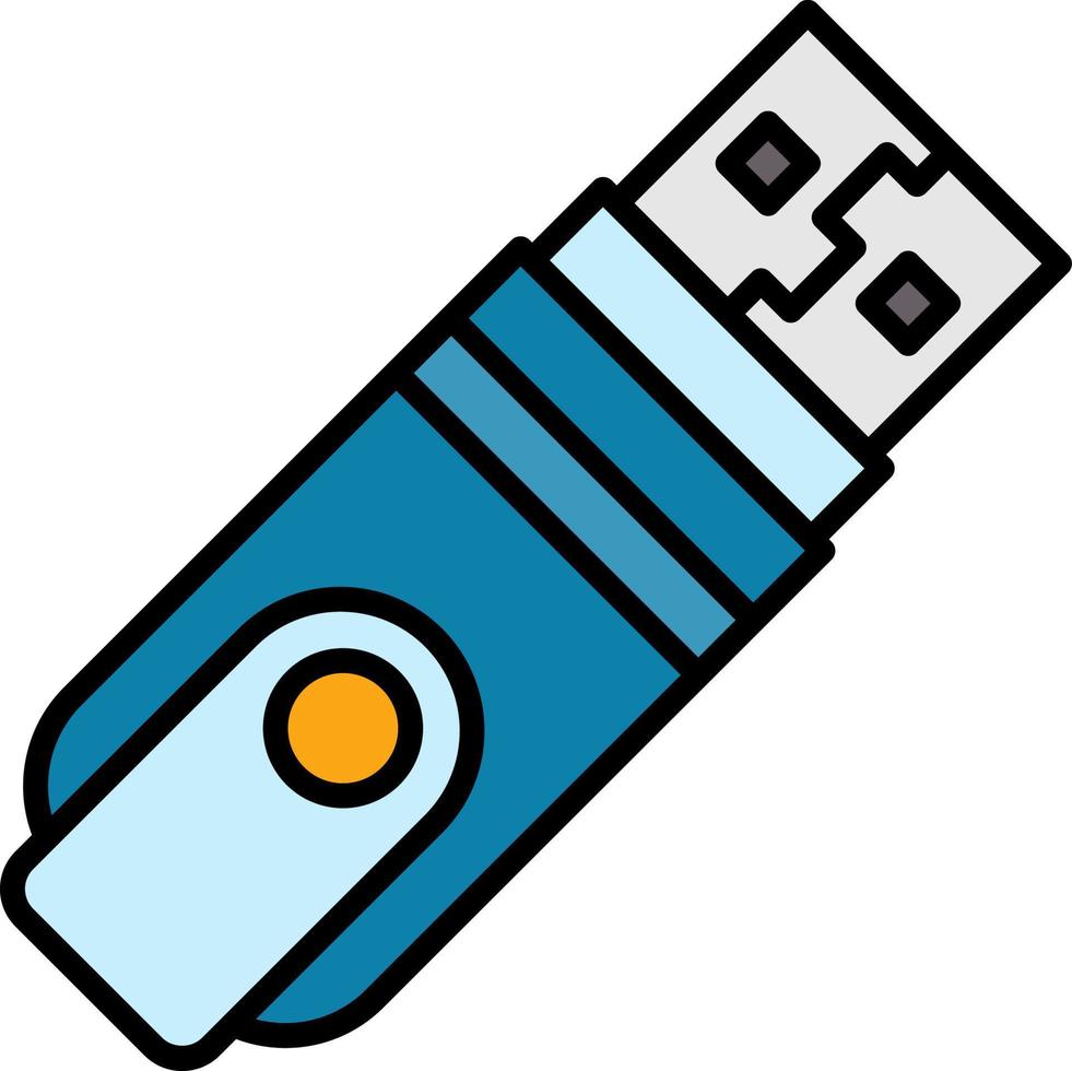 diseño de icono creativo de unidad flash usb vector