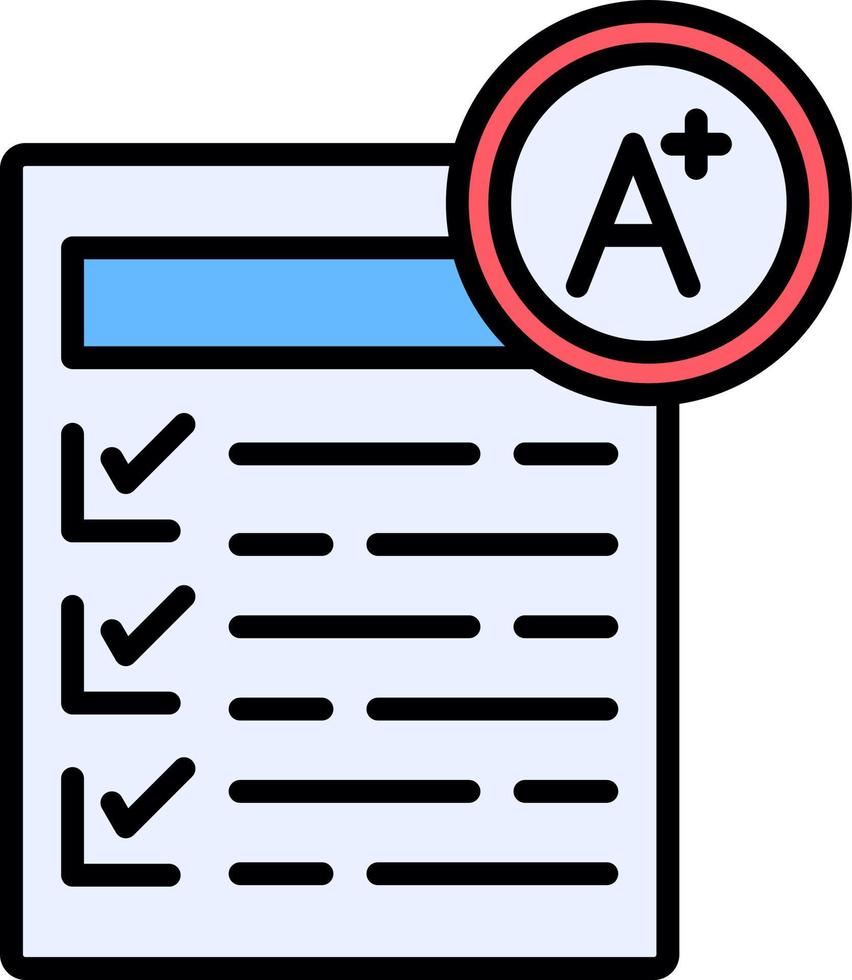 Grades Creative Icon Design vector