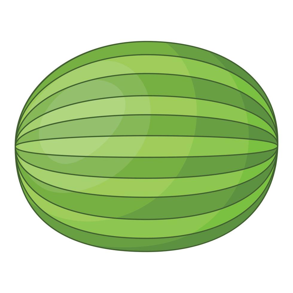 Watermelon icon, cartoon style vector