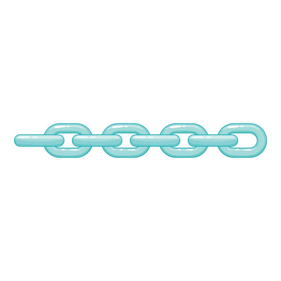 Chain icon, cartoon style vector