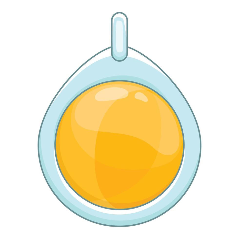 Amulet icon, cartoon style vector