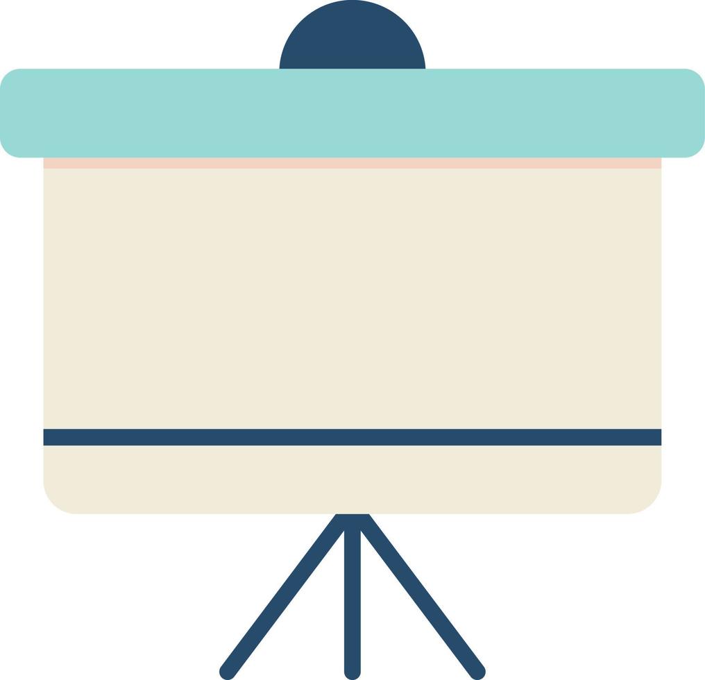 Projector Screen Creative Icon Design vector