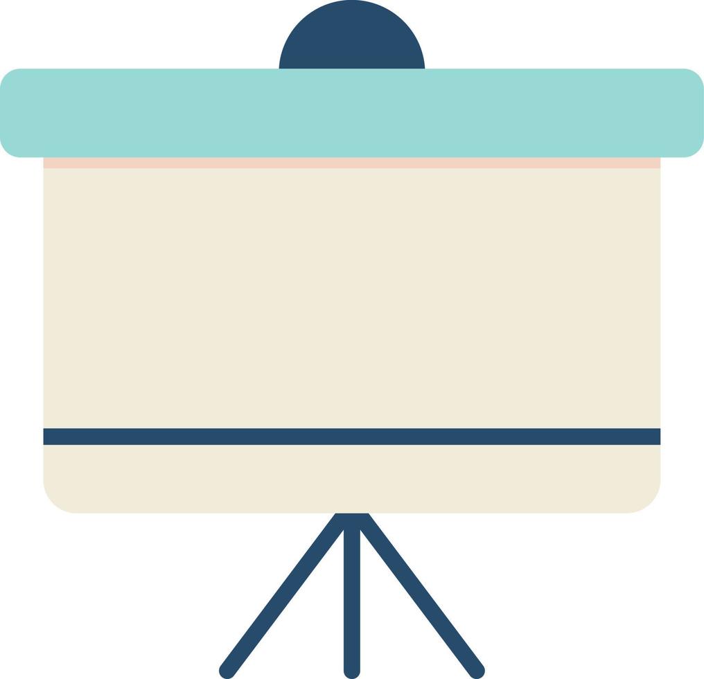 Projector Screen Creative Icon Design vector