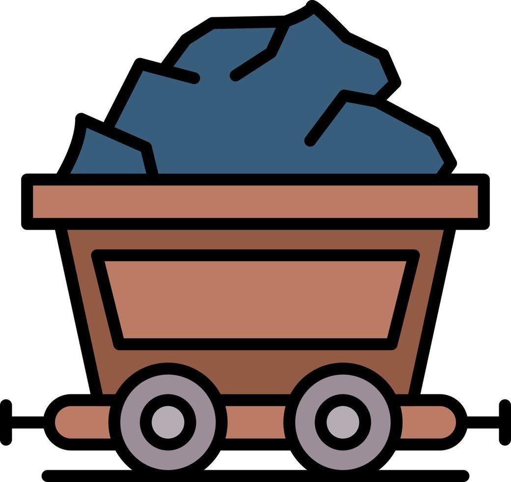 Mining Creative Icon Design vector