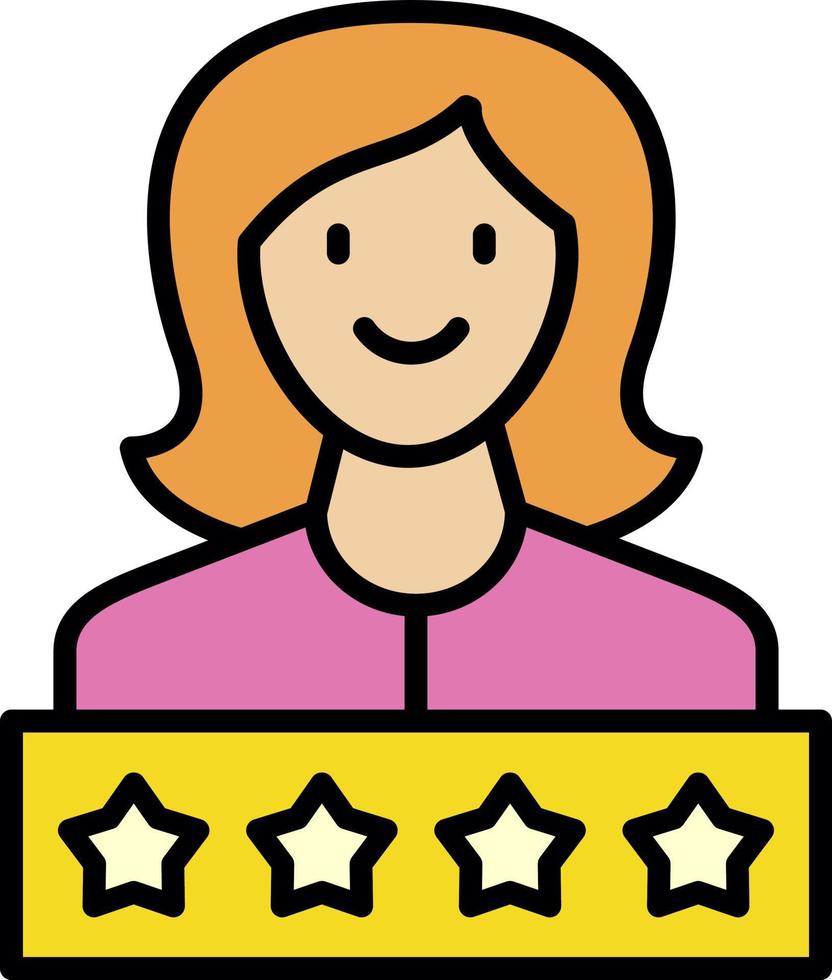 Customer Satisfaction Creative Icon Design vector