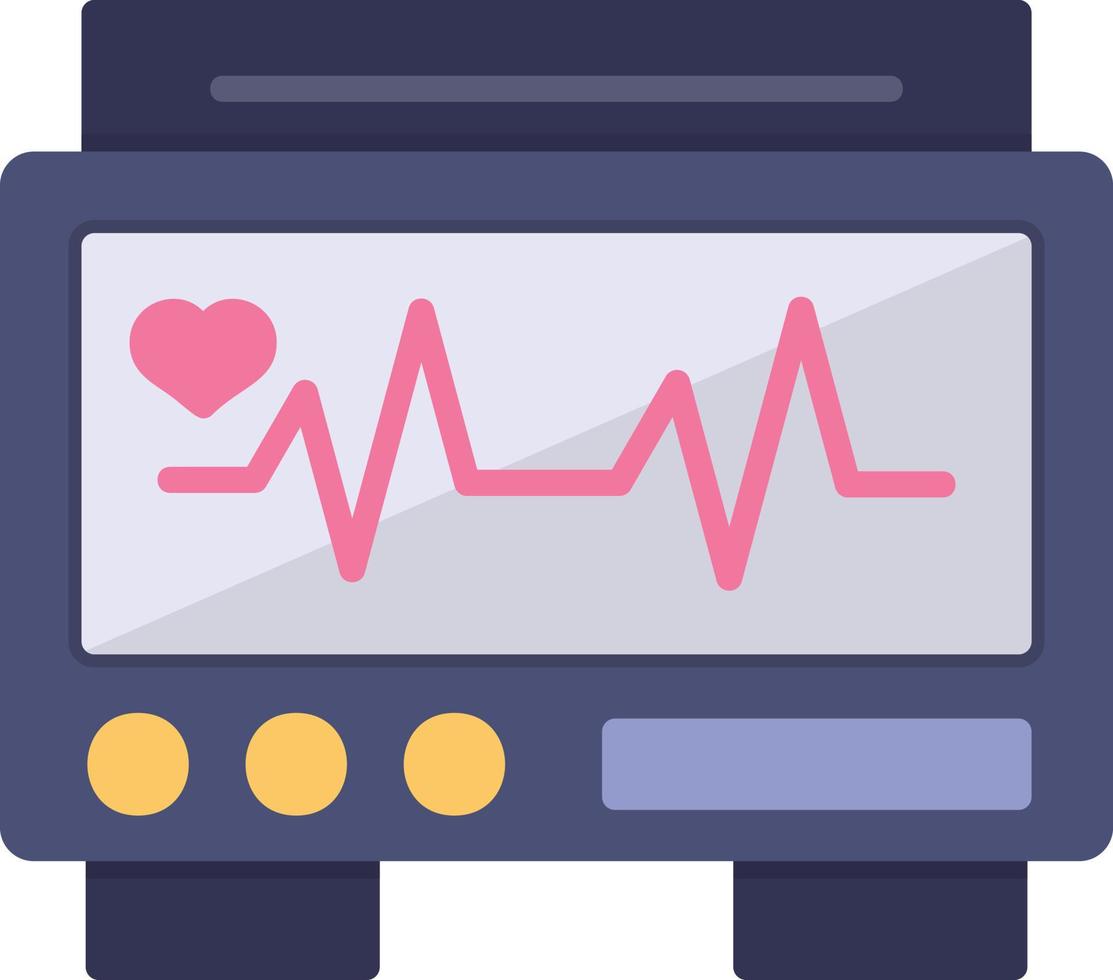 diseño de icono creativo de monitor ekg vector