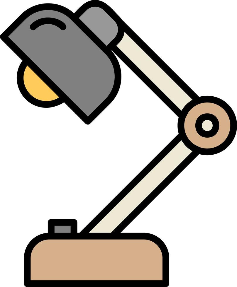 Desk Lamp Creative Icon Design vector