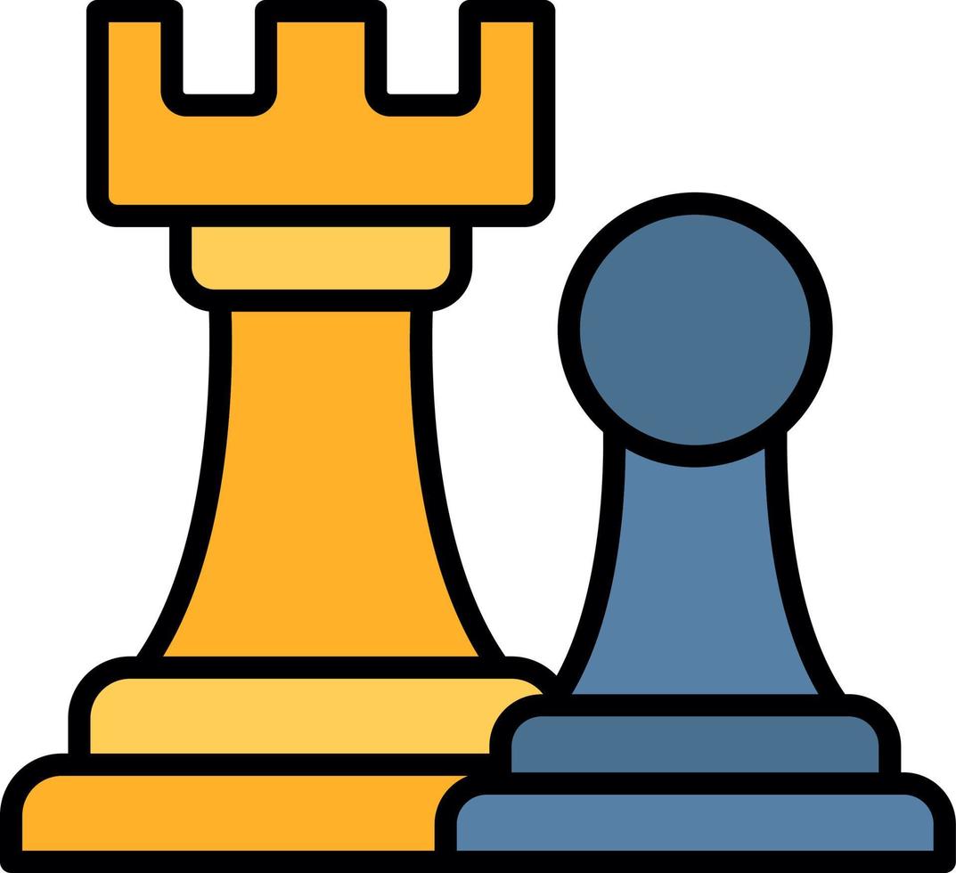 Chess Towers Creative Icon Design vector