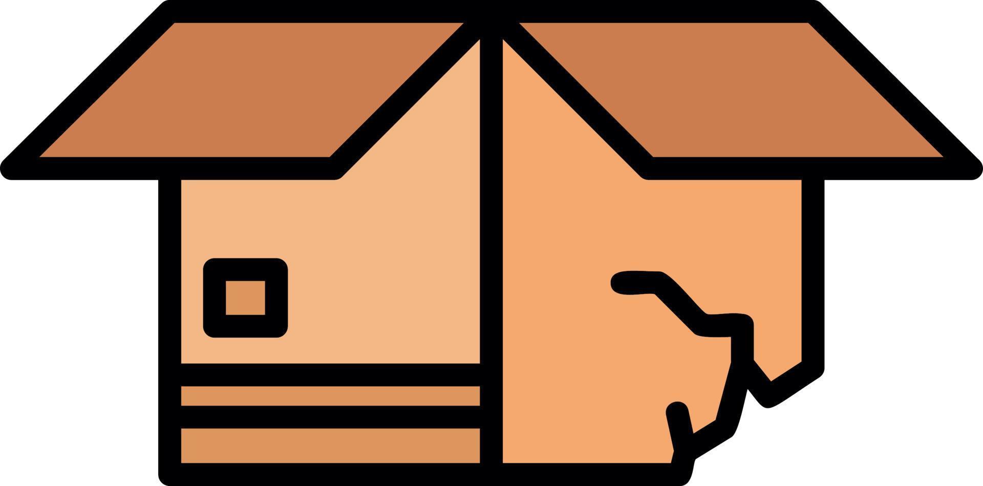 Carton Box Creative Icon Design vector