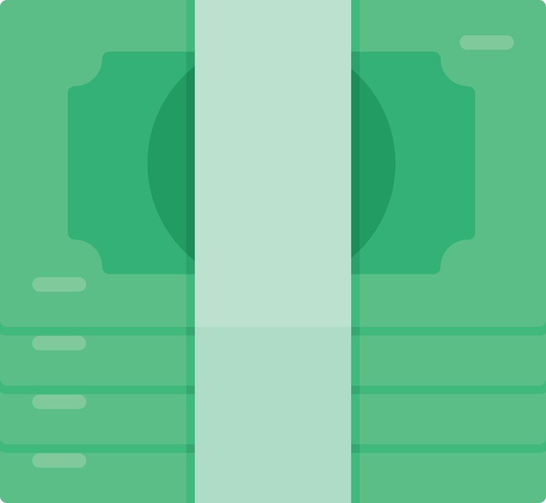 Money Wad Creative Icon Design vector