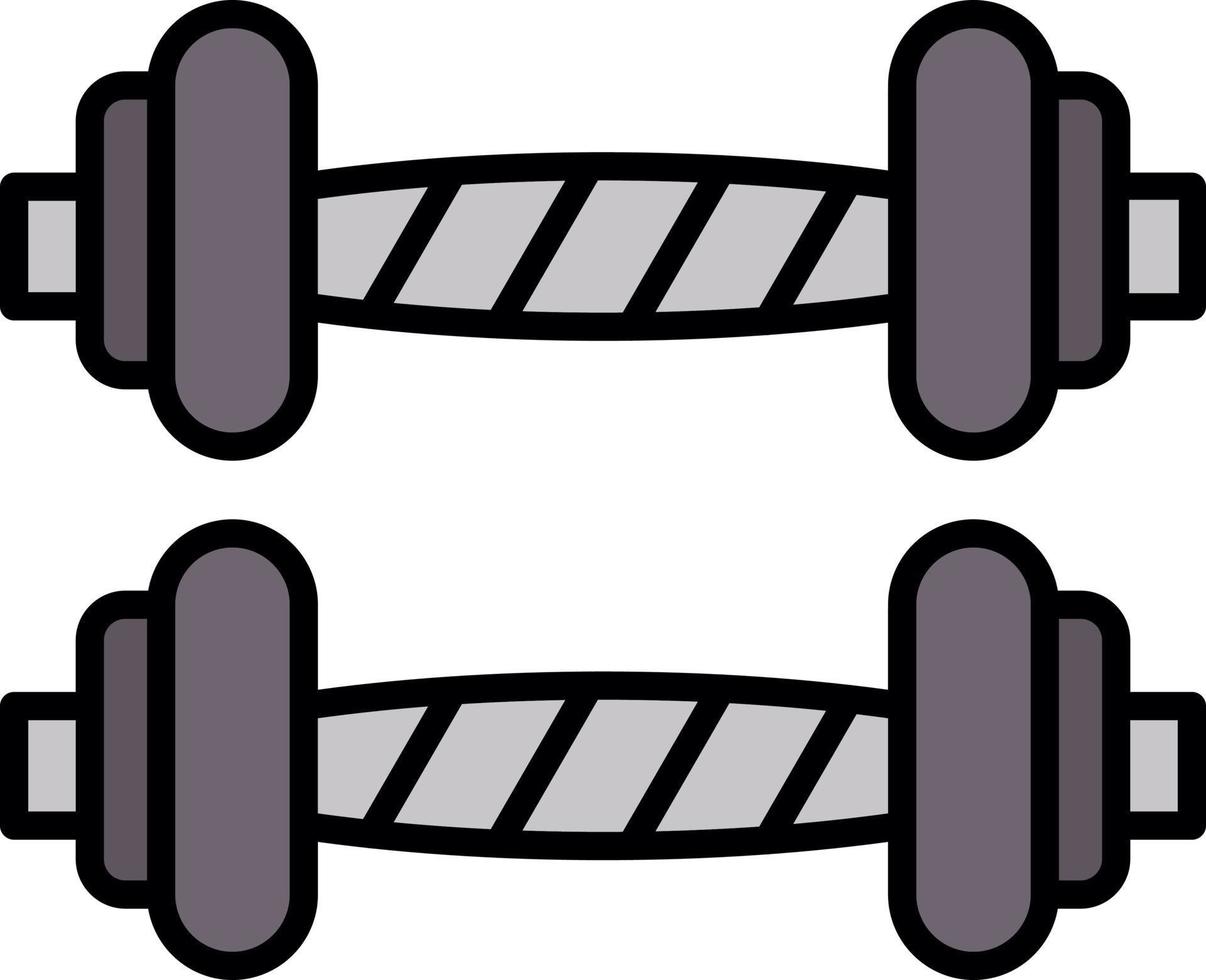 Dumbbells Creative Icon Design vector