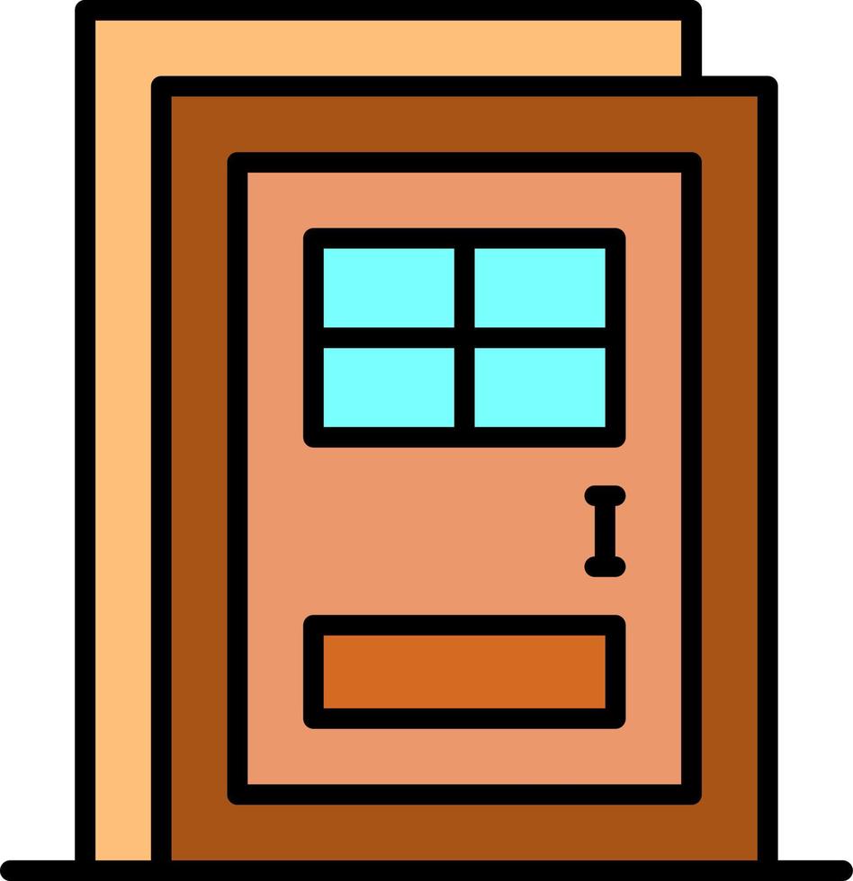 Door Creative Icon Design vector