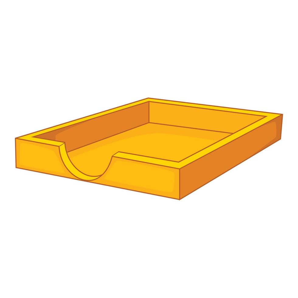 Cat toilet icon, cartoon style vector