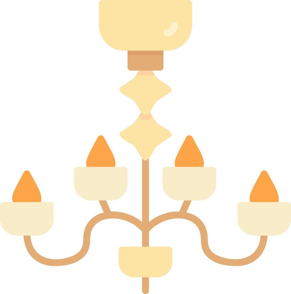 Chandelier Creative Icon Design vector