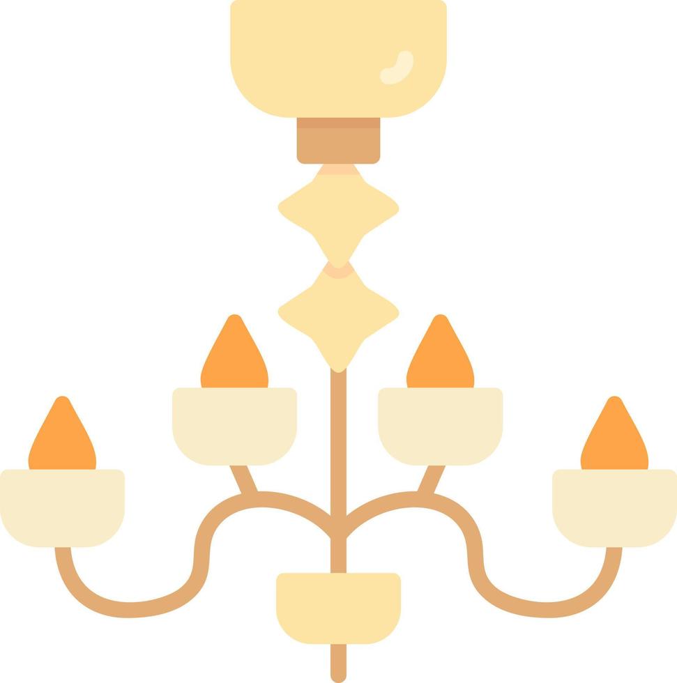 Chandelier Creative Icon Design vector