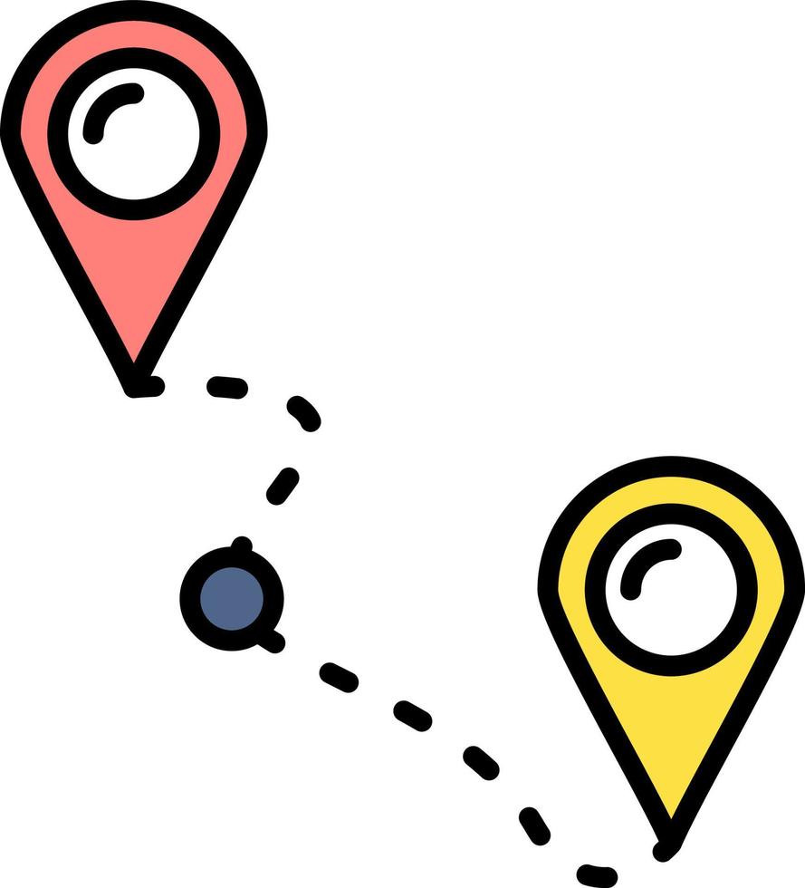Tracking Creative Icon Design vector