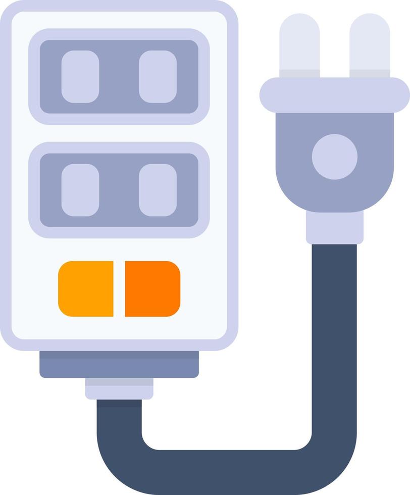 Power Strip Creative Icon Design vector