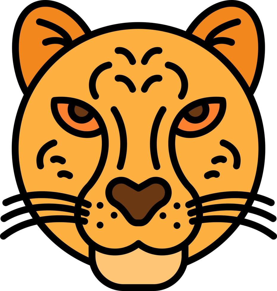 Cheetah Creative Icon Design vector