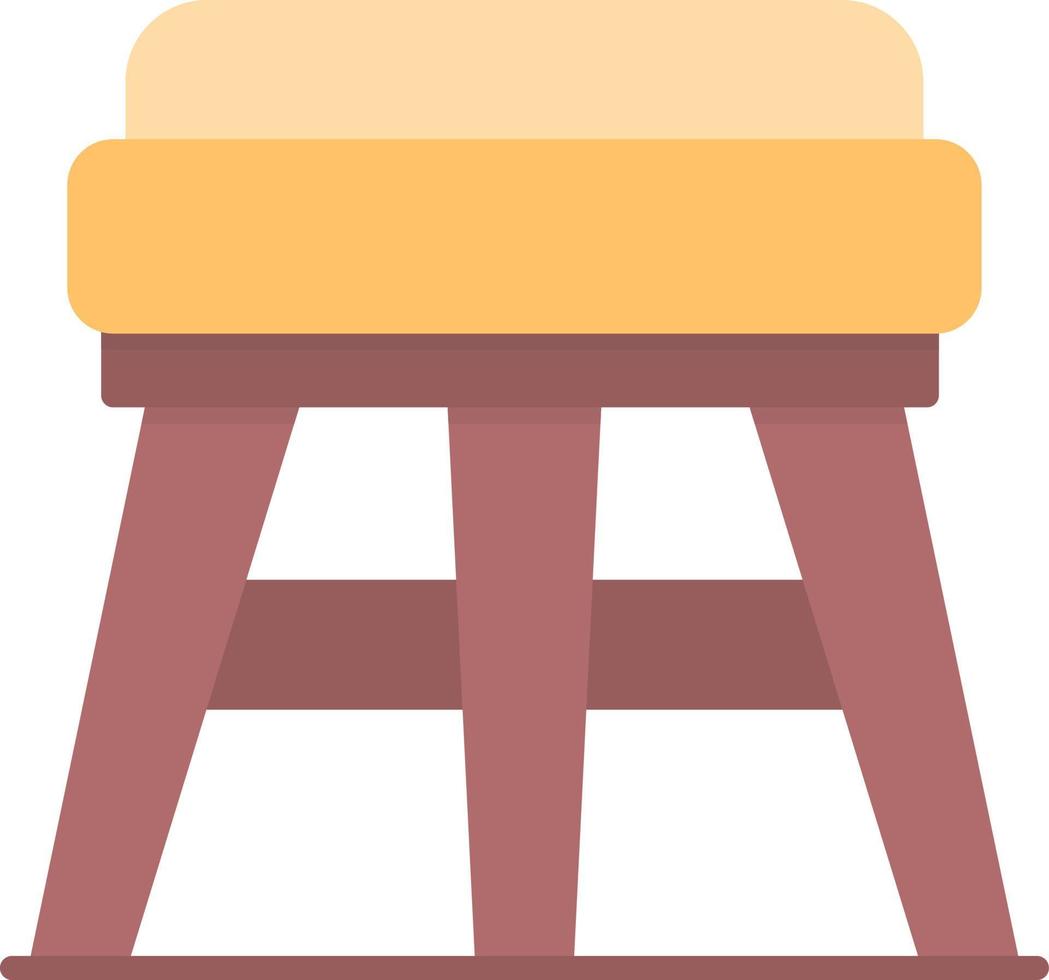 Stool Creative Icon Design vector