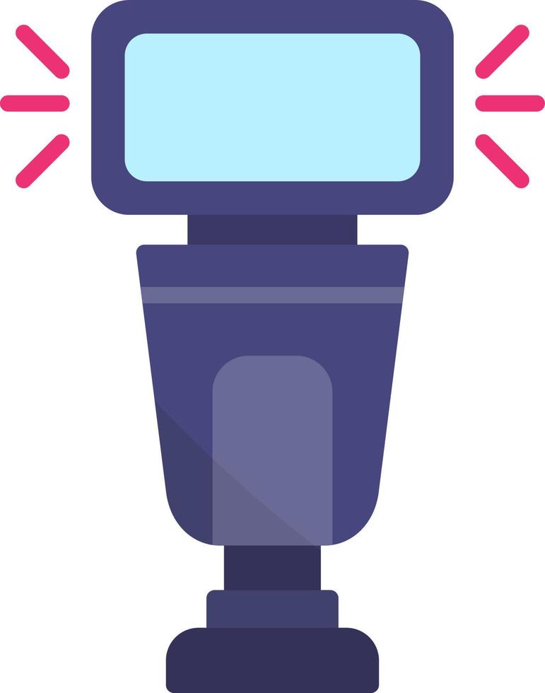 Camera Flash Creative Icon Design vector