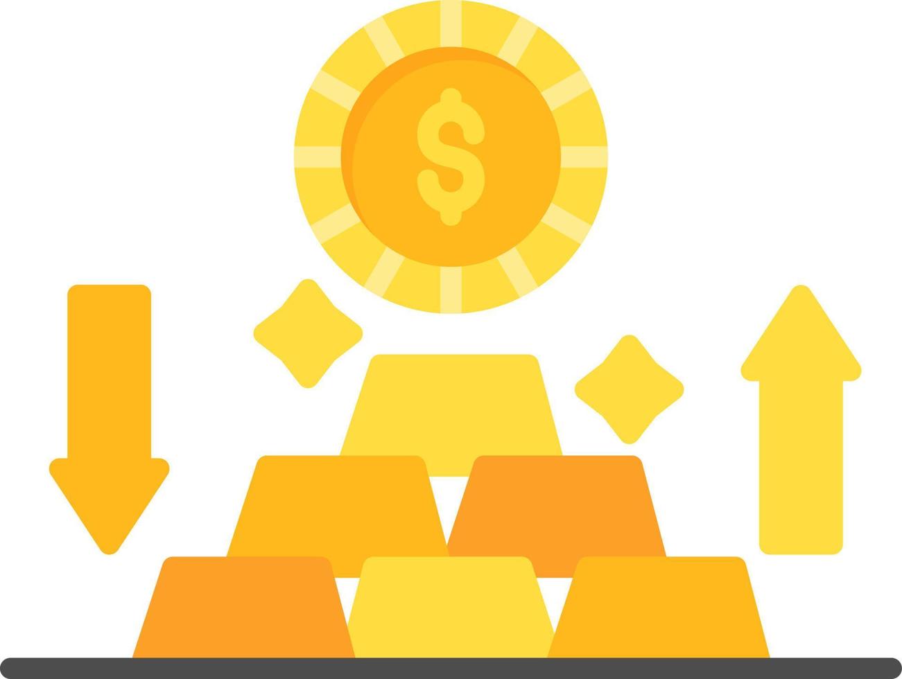 Gold Creative Icon Design vector