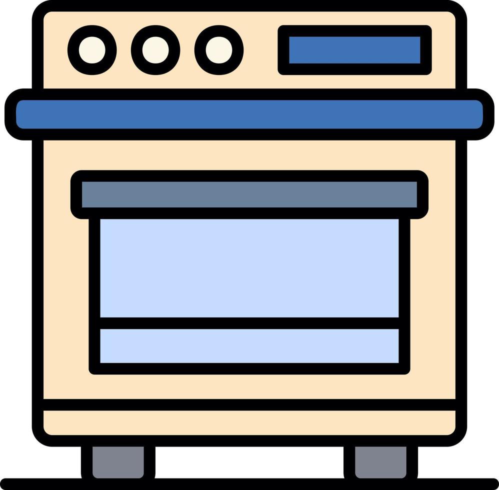 diseño de icono creativo de horno vector