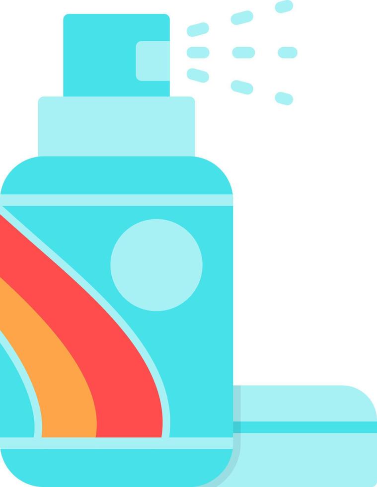 Hairspray Creative Icon Design vector