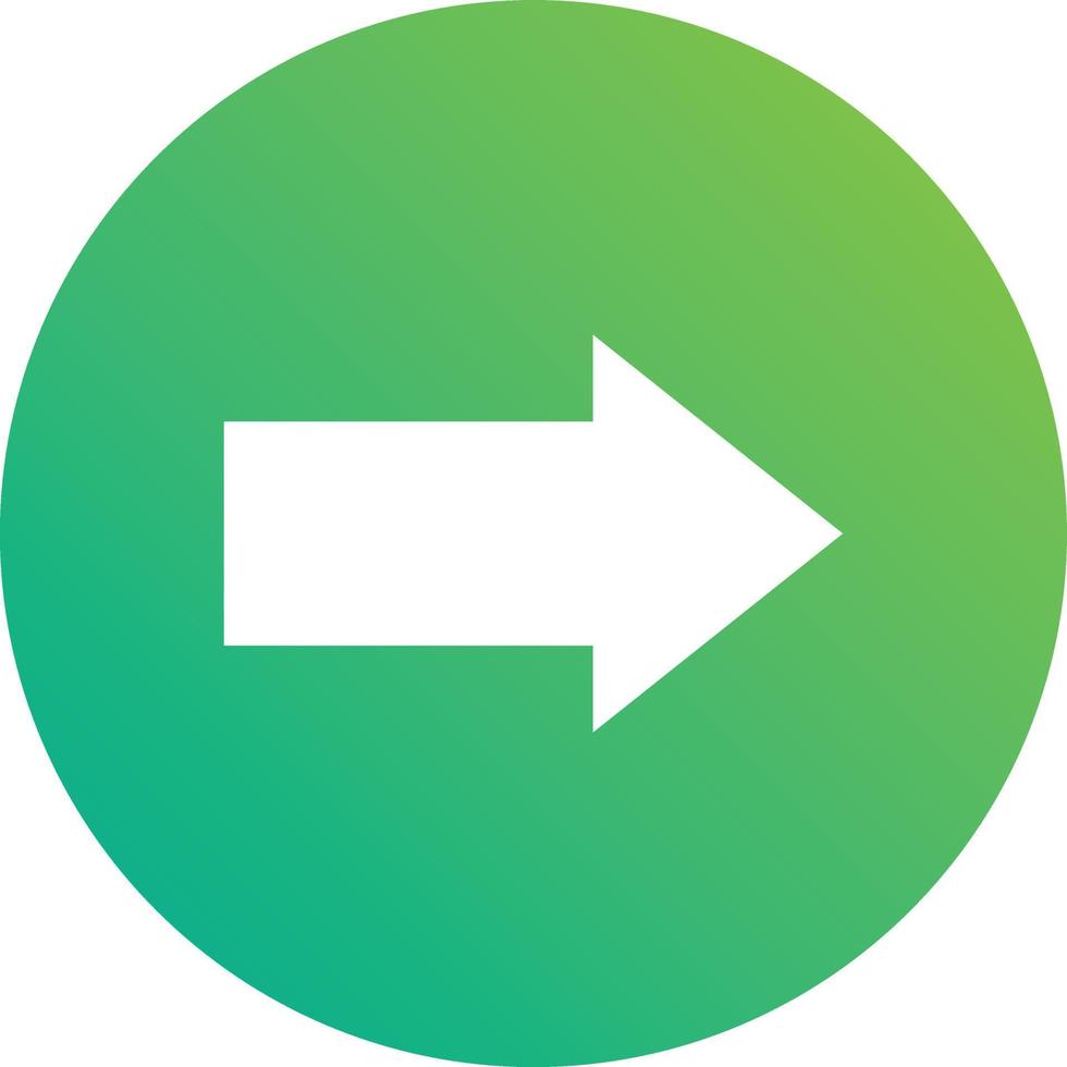 Right arrow Vector Icon Design Illustration