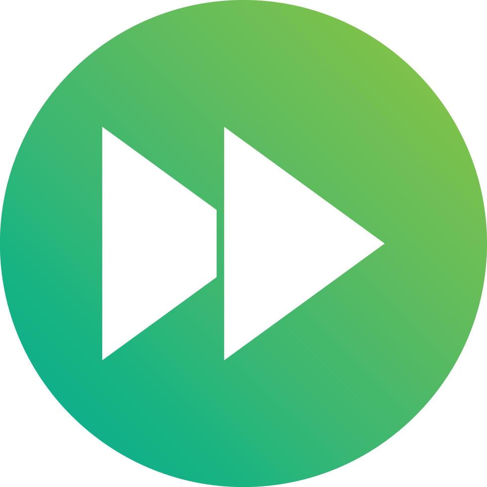 Forward Vector Icon Design Illustration