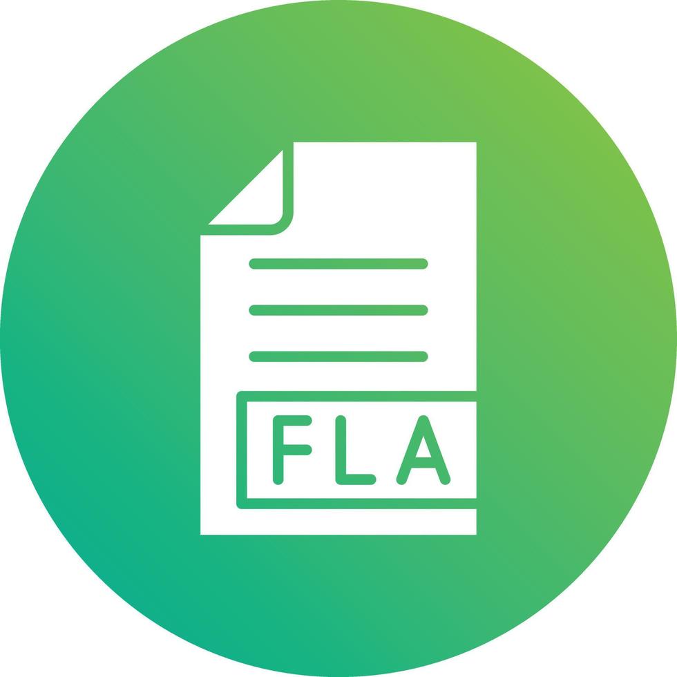 FLA Vector Icon Design Illustration