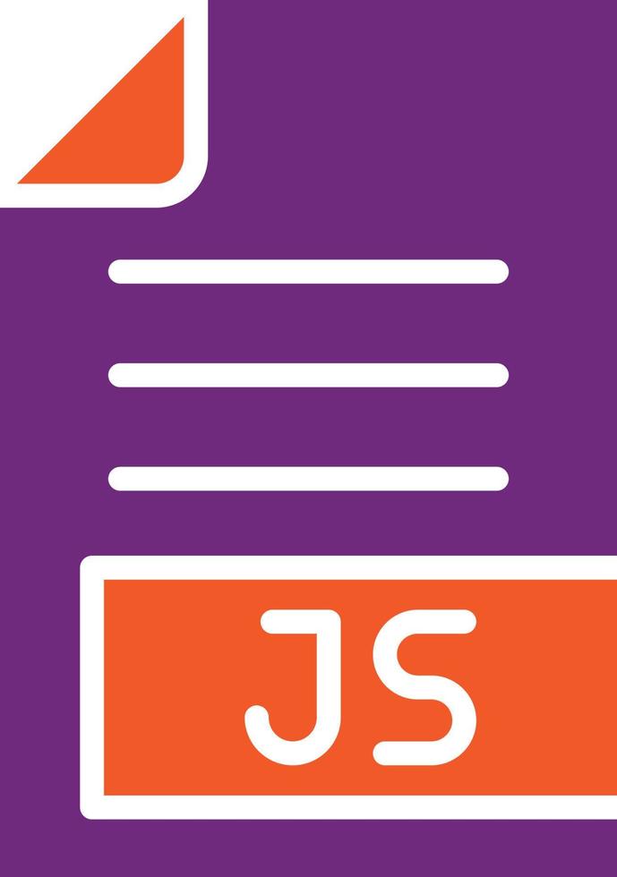 JS Vector Icon Design Illustration