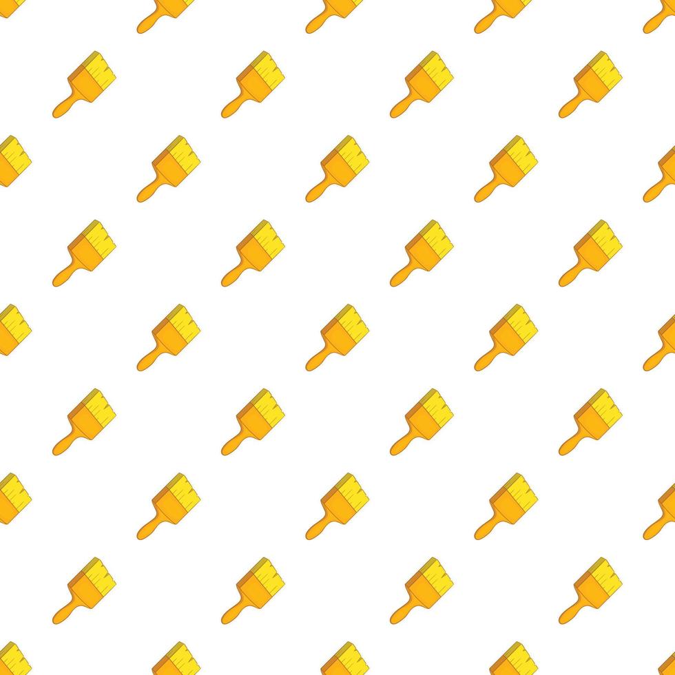 Paint brush pattern, cartoon style vector