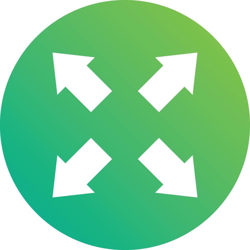 Expand Vector Icon Design Illustration