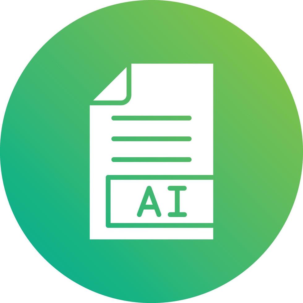 AI Vector Icon Design Illustration